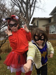 bat girl and harley quinn